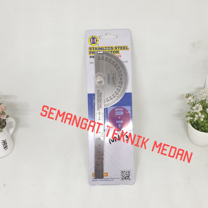 

ALAT PENGGARIS UKUR SUDUT COMBI BUSUR DERAJAT PROTACTOR RULER CMART