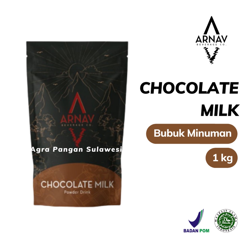 

Bubuk Minuman CHOCOLATE MILK 1kg Arnav | Cokelat Coklat Drink Powder