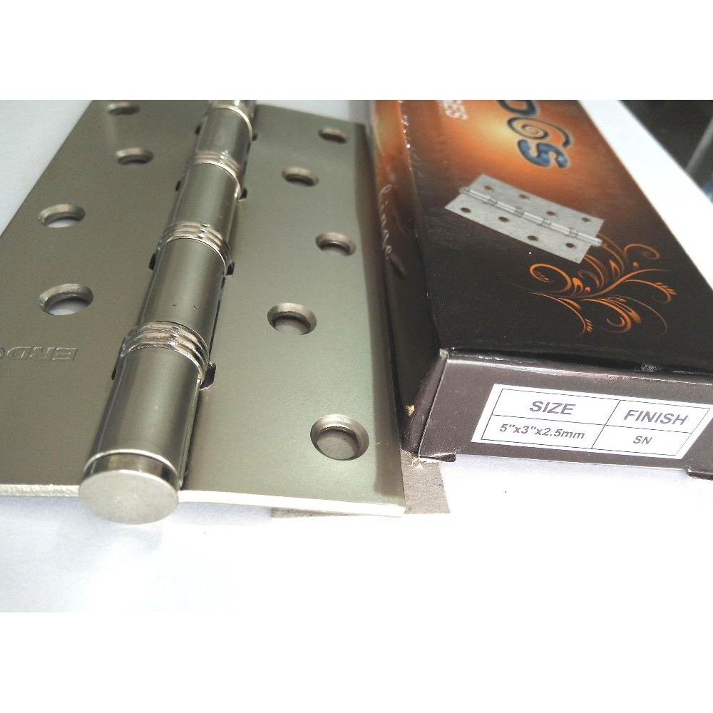 engsel pintu erdos 5 inch / engsel jendela silver Limited