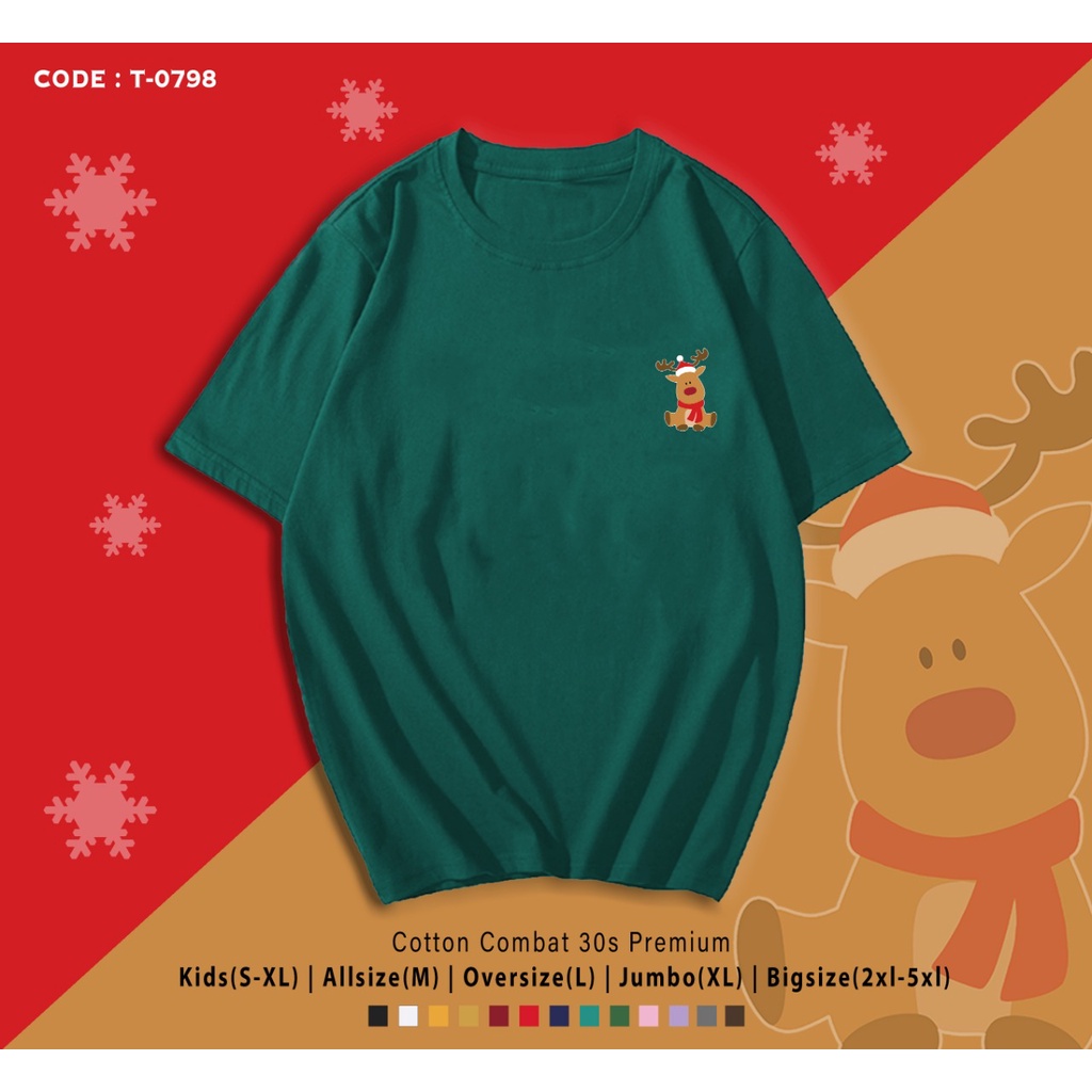 FREE CUSTOM NAMA - T-SHIRT / KAOS NATAL / CHRISTMAS EDITION / REAL PICTURE / CUSTOM TEE