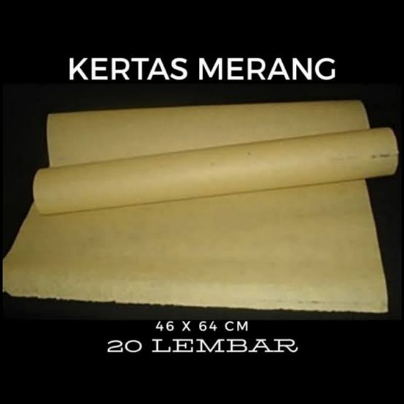 

kertas merang (-/+20 lembar)