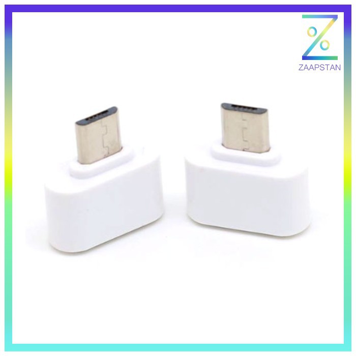 JETTING Mini OTG Adapter Micro USB ke USB Female - V8 - White