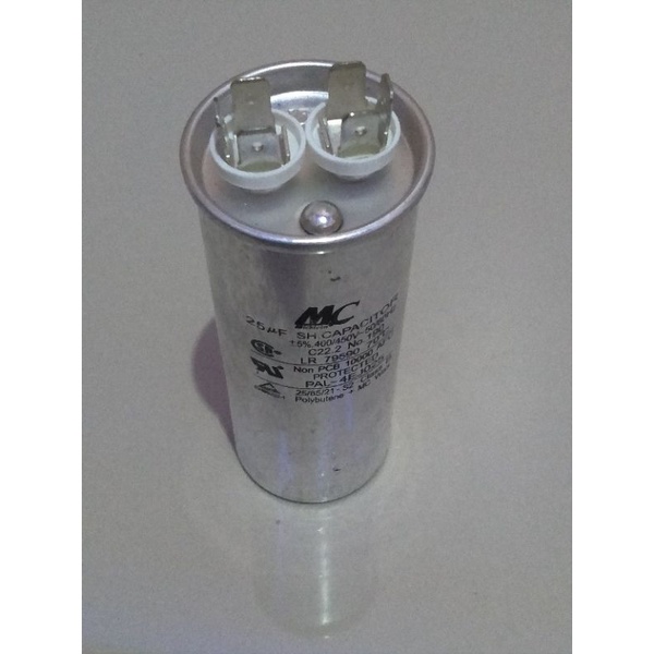 Capacitor outdor Ac sharp 3/4pk MC 25 uf