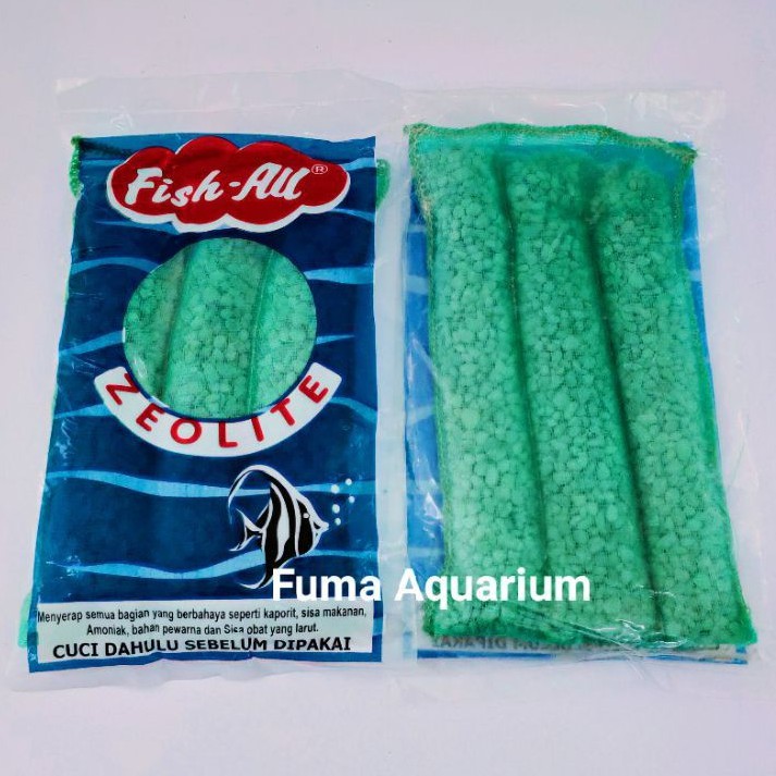 FISH ALL ZEOLITE Pendek 555 MEDIA FILTER AQUARIUM AQUASCAPE Panjang 20cm