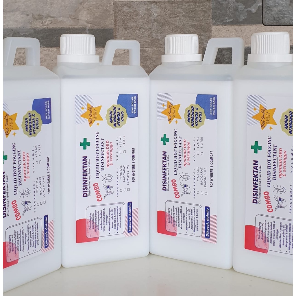 liquid cairan fogging disinfektan plus combo obat nyamuk DBD