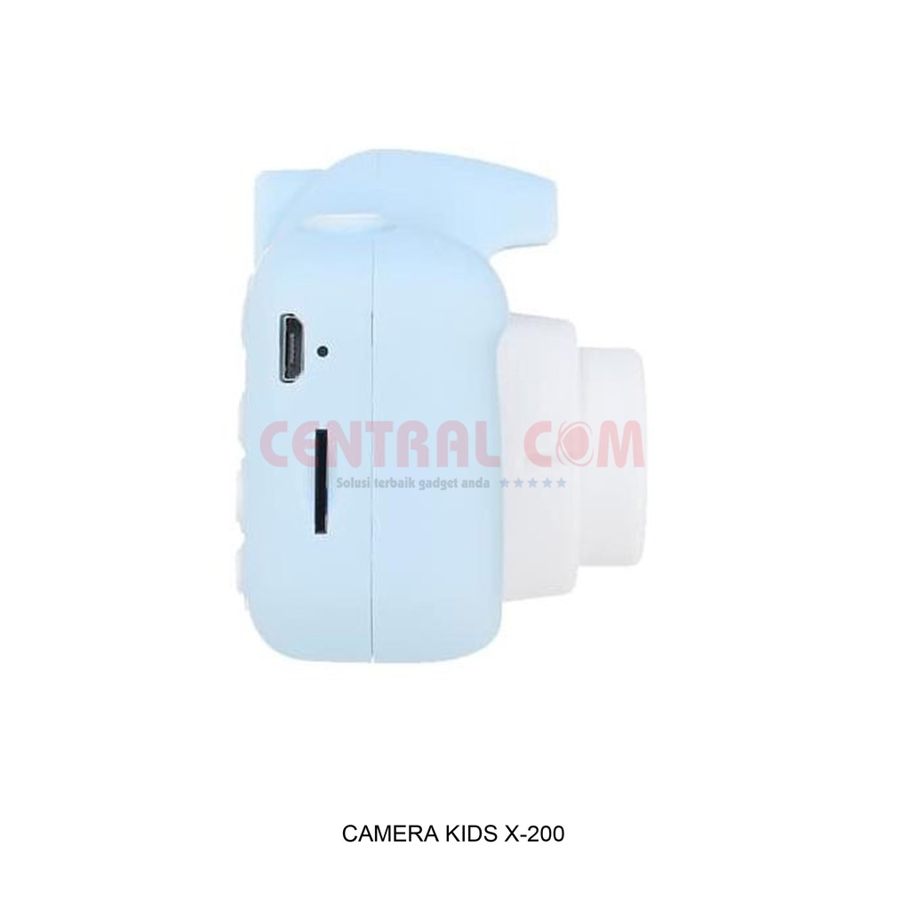 CAMERA KIDS X-200 / CAMERA DIGITAL ANAK / KAMERA DIGITAL / PEREKAM GAMBAR & VIDEO - CENTRAL COM-3