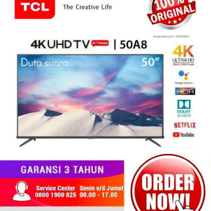 TCL LED TV 50INCH 50A8 SMART ANDROID-NETFLIX