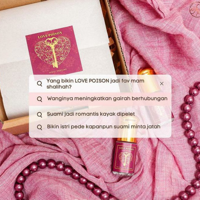 Almamaneed Paket Bundling Double trouble Love Poison dan Intimate Parfum Wanita Istri