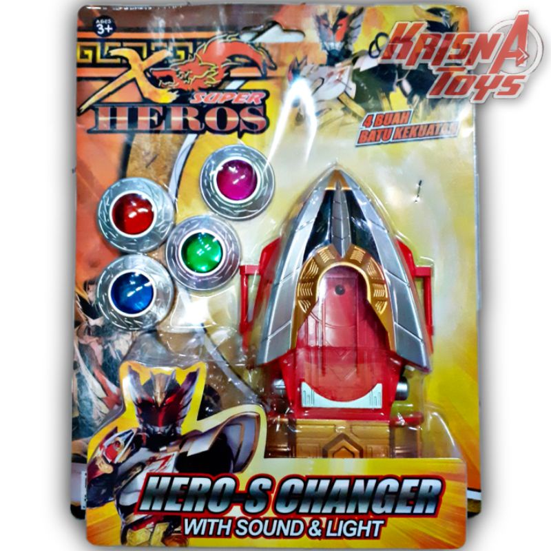 MAINAN ANAK JAM BERUBAH BIMA X SATRIA GARUDA/BIMA S/SENJATA BIMA X