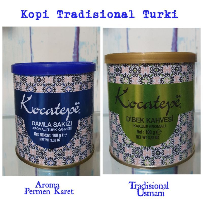 

KOPI TURKI| KOCATEPE TURKISH COFFEE| KOPI TRADISIONAL TURKI