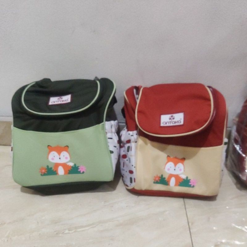 Chintaka CBT2853 Tas Bayi keci saku print seri fox