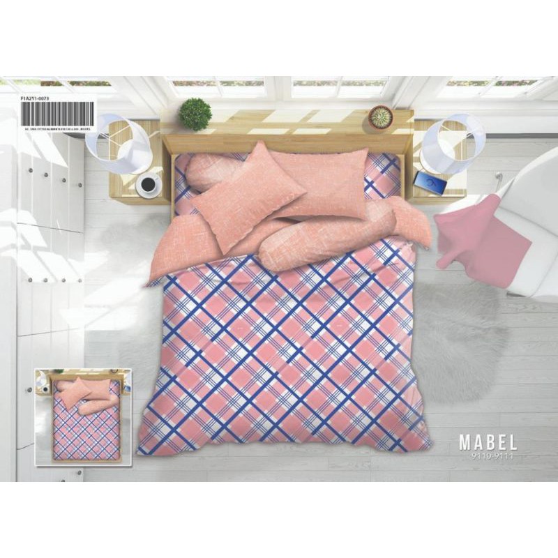 bedcover set merk my love motif Mabel ukuran 180