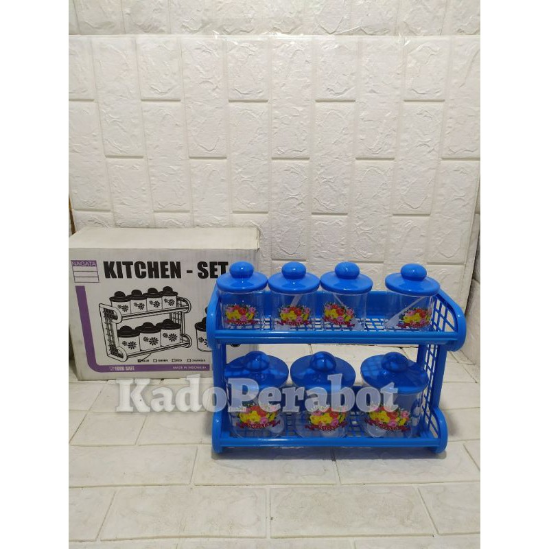 tempat bumbu kecil- rak susun bumbu dapur-rak kitchen set nagata 928k