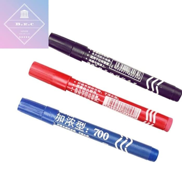 

Spidol Import Permanent Tinta Alat Tulis Permanen Warna Warni Whitebo