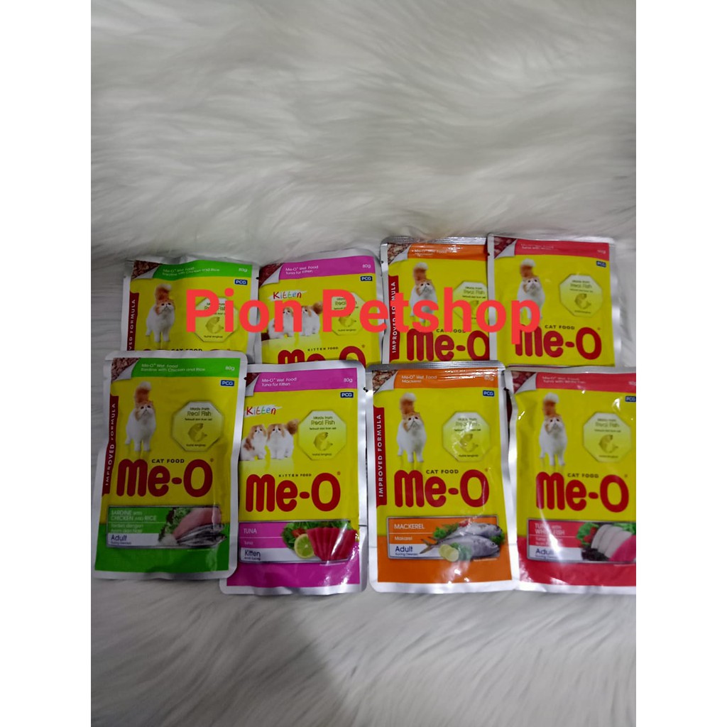 Meo Wet Food 80gr - Makanan Basah untuk Kucing