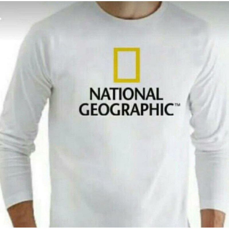 BAJU KAOS TSHIRT LENGAN PANJANG PRIA WANITA NATIONAL GEOGRAPHIC