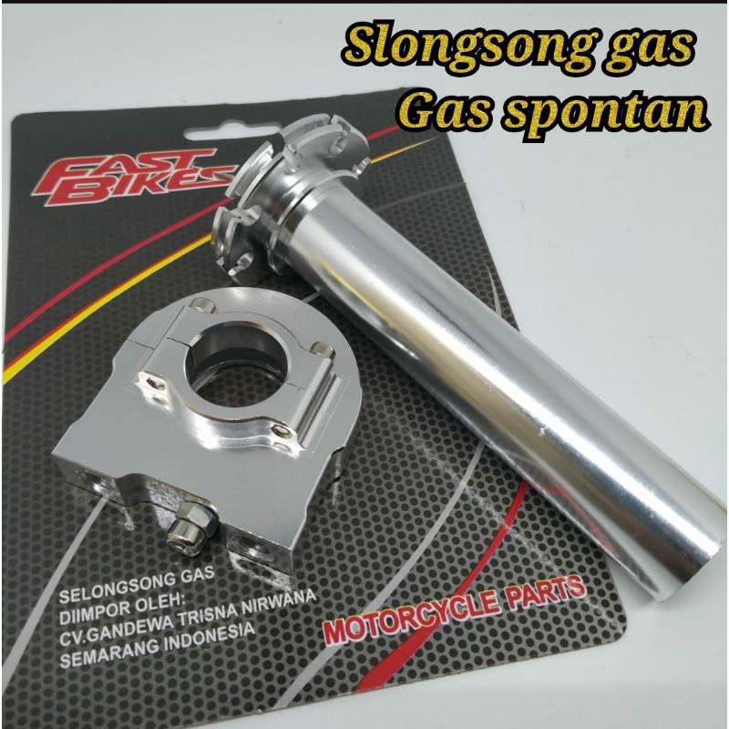 SLONG SONG / SONG - SONG GAS SPONTAN FULL CNC 2 KABEL UNIVERSAL MOTOR METIC - BEBEK - SPORT