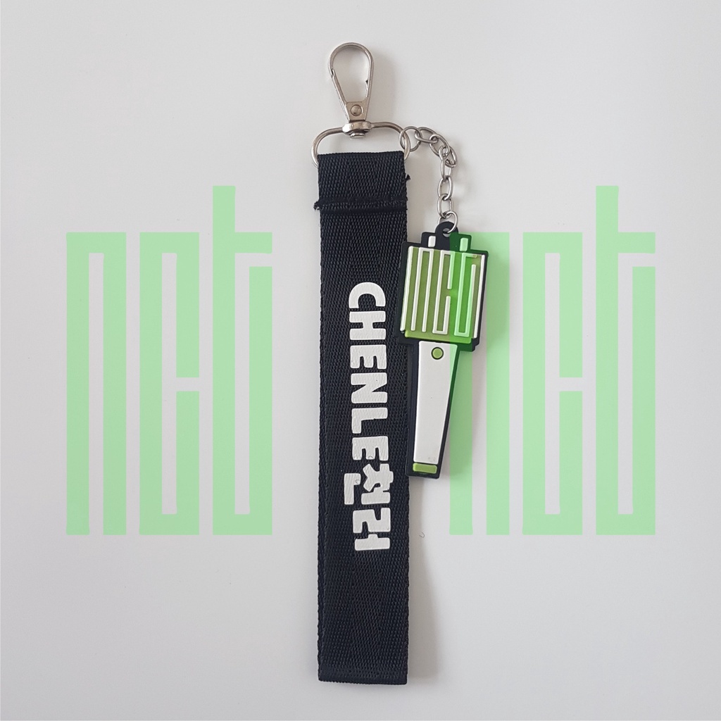 NCT DREAM KEYRING STRAP NAME KEYCHAIN NCT LIGHTSTICK LANYARD KPOP