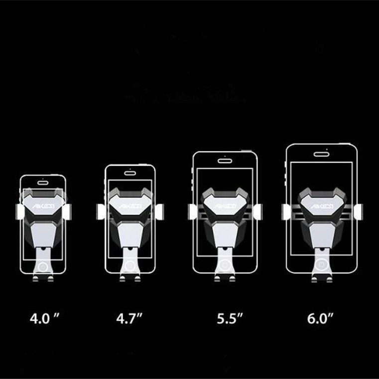INIU Car Holder Smartphone Metal Air Vent - IN03 - Black