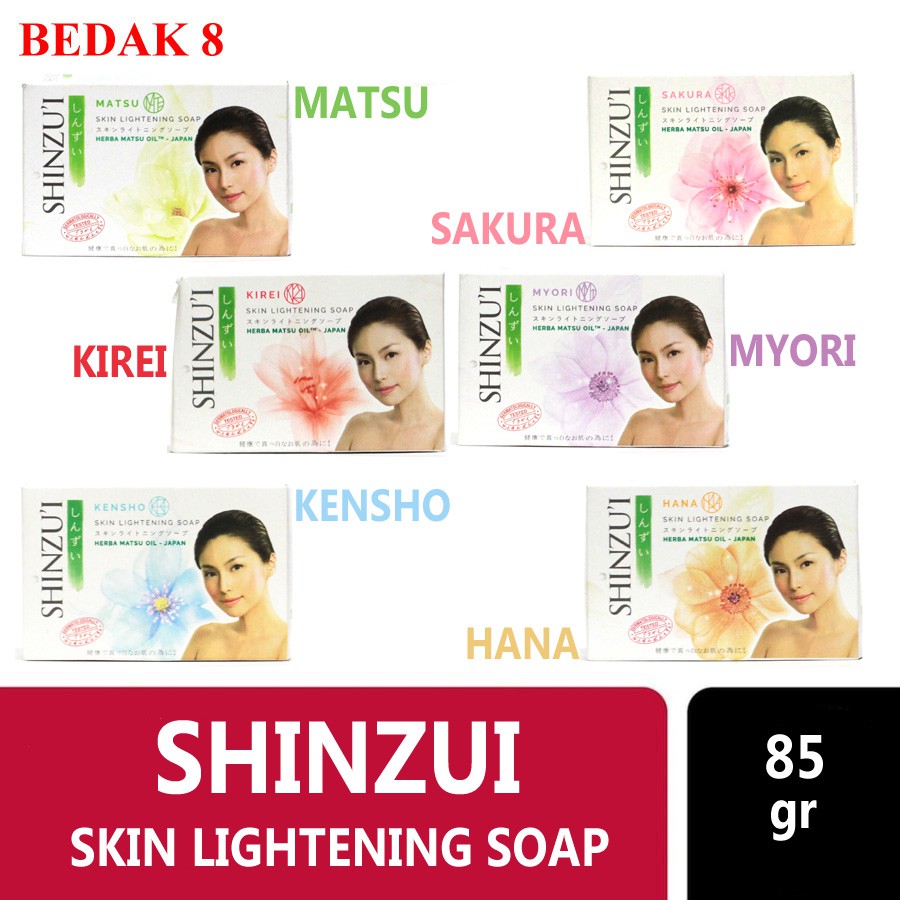 Sabun Shinzui  Batangan 80 gr/ Shinzui Skin Lightening Soap