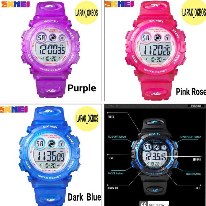 [[BISA COD]] Jam tangan anak / wanita ORIGINAL Casio skmei baby G Shock Anti Air