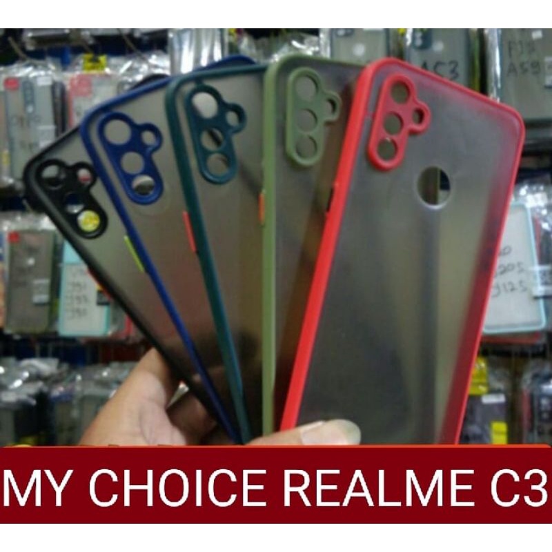 Case soft casing tipe realme C3 my choice case