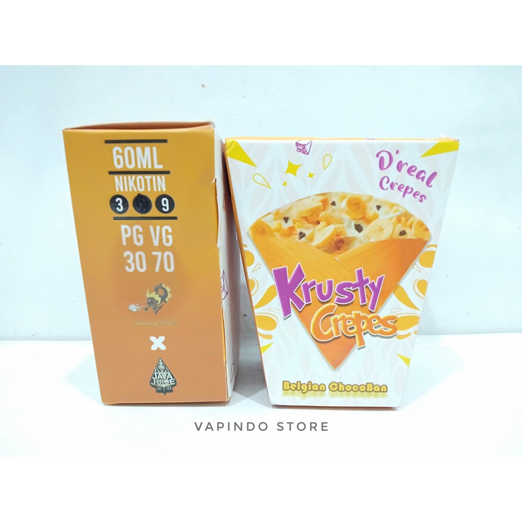 NIC 6MG KRUSTY CREPES V4 BELGIAN CHOCOBAN 60ML BY DIANA DEE JAVA JUICE