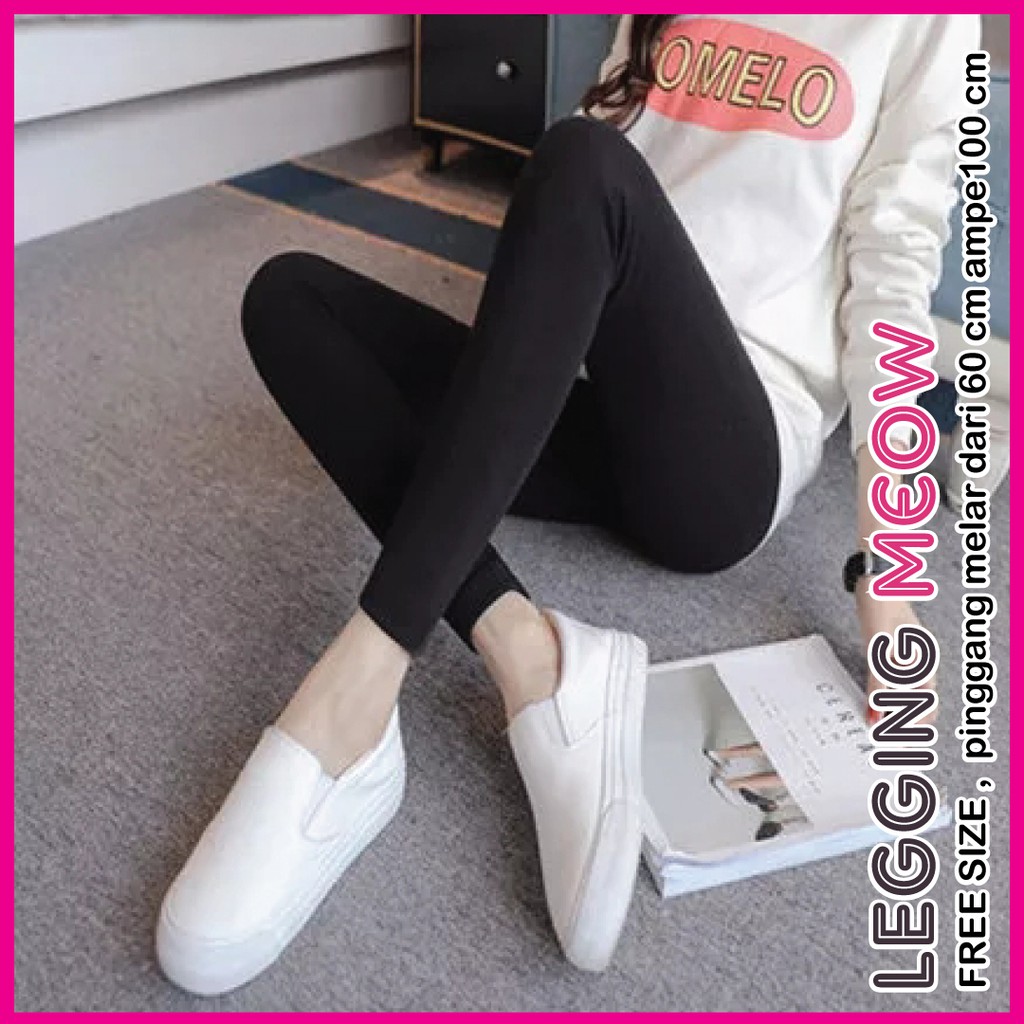 Legging Tebal Wanita / Legging Meow Buu / Legging Wanita Panjang