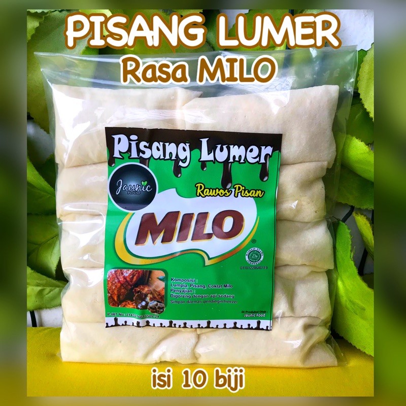 Pisang Lumer Milo isi 10