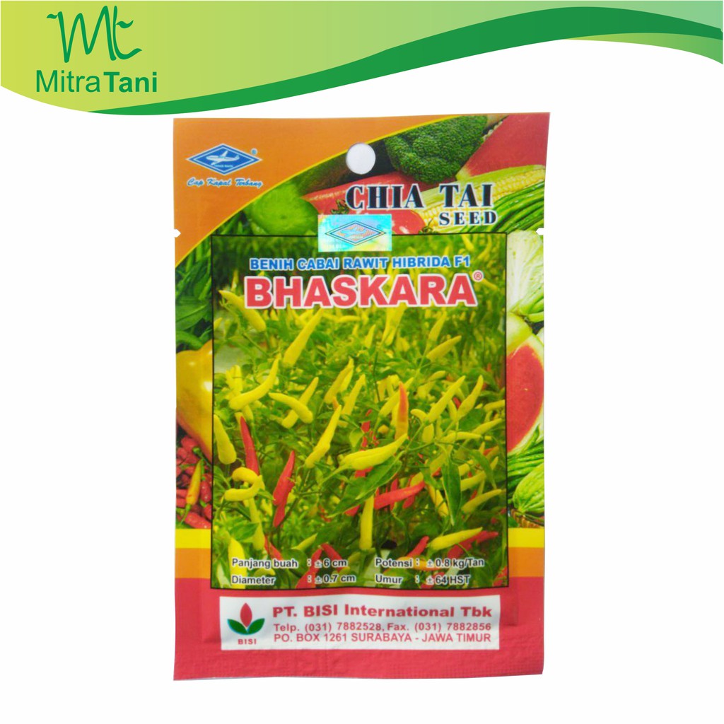 10g Benih Cabe Rawit Bhaskara Benih Cabe Rawit Baskara Bibit Cabe Rawit Baskara - Chia Tai Seed F1