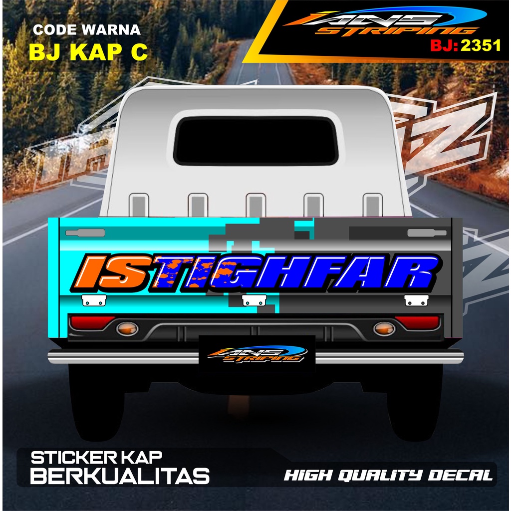 STIKER DECAL BAK BELAKANG GRANMAX / STICKER VARIASI GRANMAX PICK UP / DECAL STIKER CARRY PICK UP / STIKER VARIASI PICK UP L300