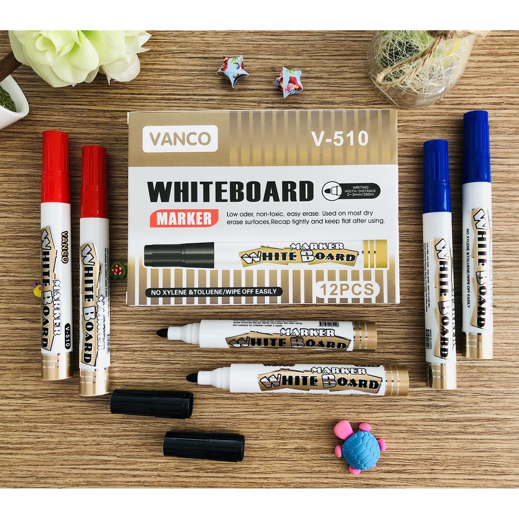 

SPIDOL VANCO WHITEBOARD BLACK / MARKER MURAH
