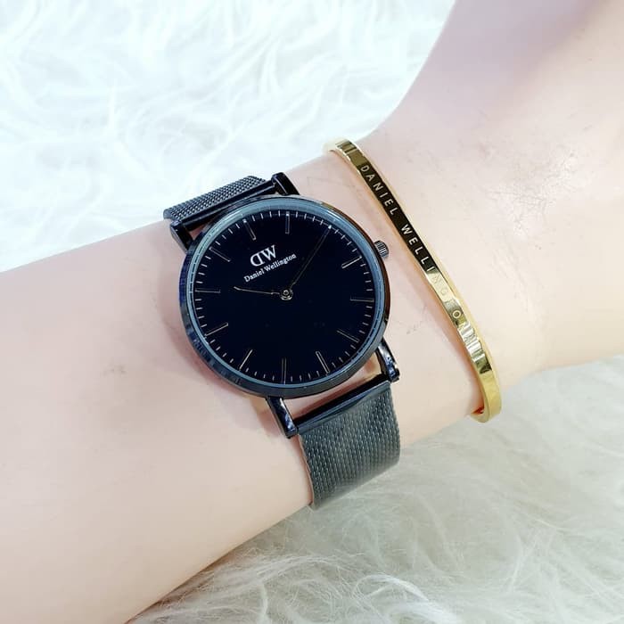 Jam Tangan Wanita Cewek Murah Original Dw Free Gelang Anti Air