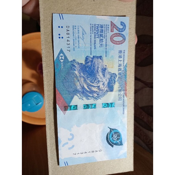 Uang Hongkong 20 Dollar Tahun 2018 ORI
