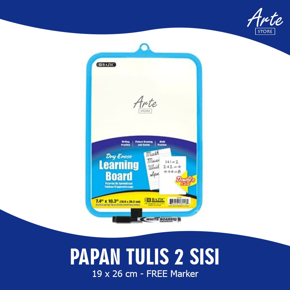 Papan Tulis Kecil - Whiteboard Mini 2 Sisi