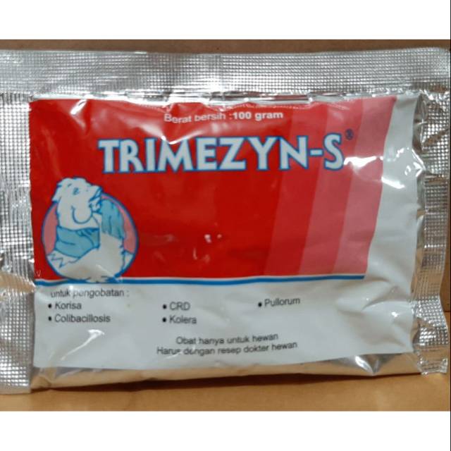TRIMEZYN S 100 gram antibiotik ayam