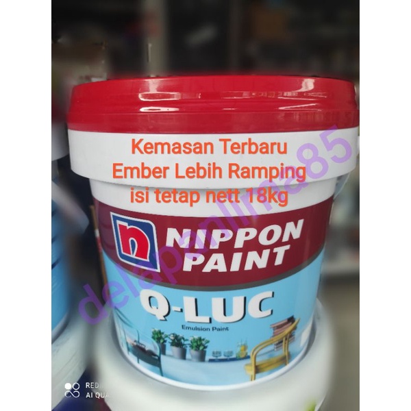 Cat Tembok QLUC 18 kg/putih/Cat Tembok Nippon Paint 1 Ember/qluc/Qluc