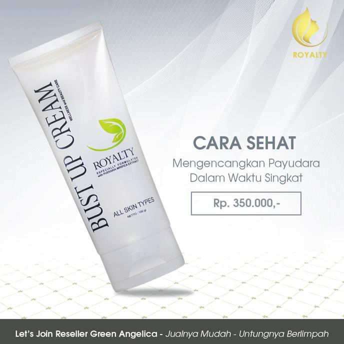 Cream Pembesar Payudara Bust Up Cream Royalty Gre