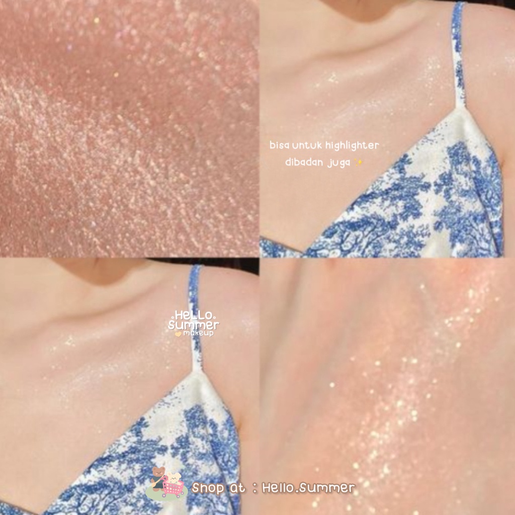 𝐇𝐈𝐆𝐇𝐋𝐈𝐆𝐇𝐓𝐄𝐑 + 𝐁𝐋𝐔𝐒𝐇 - My Donut Duo Highlighter &amp; Blush on High Shine Shimmer Blush Matte