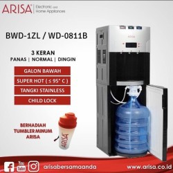 [Cianjur] ARISA BWD Dispenser Galon Bawah with Roda - 3 Keran Child Lock BWD-1ZL