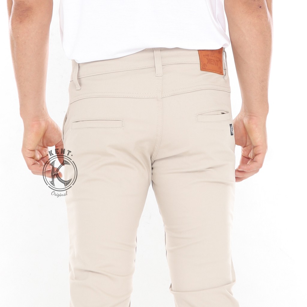 Kent Celana Chino Cream Premium Original