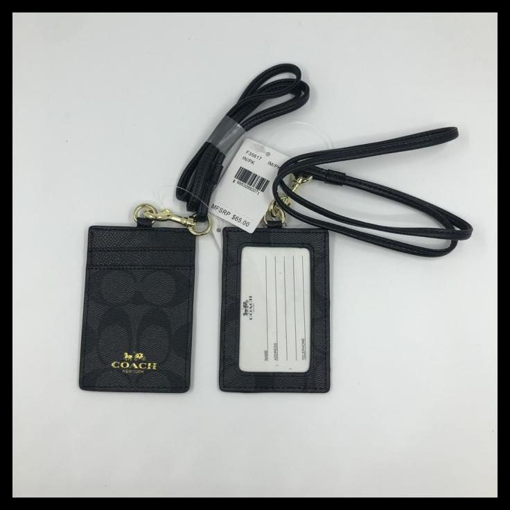 

BEST SELLER !!! COACH LANYARD/COACH SIGNATURE ID CARD HOLDER-F65773 TERLARIS