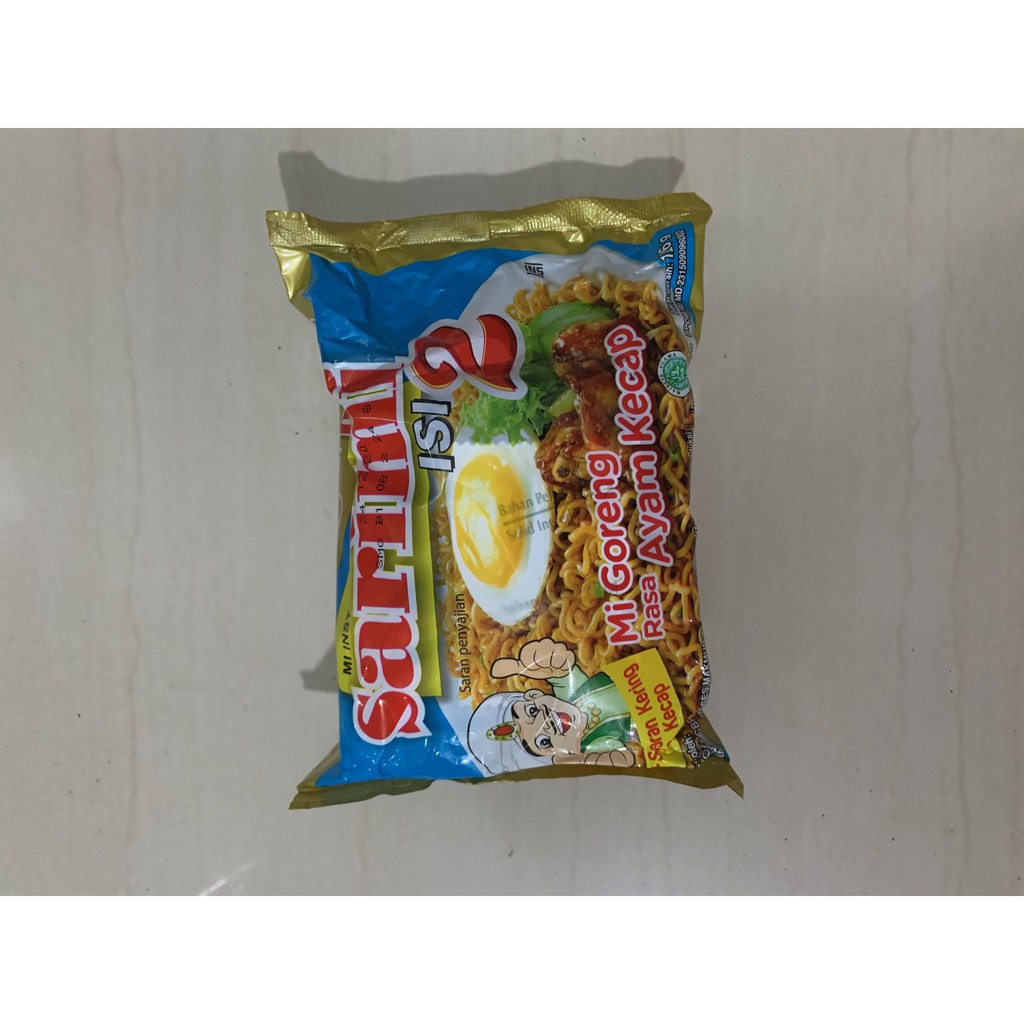 

Sarimi Ayam Kecap isi 2 paket isi 5