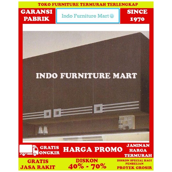Kitchen Set Lemari Dapur Atas  Big Panel Kca 9133 Pintu 3 Atas
