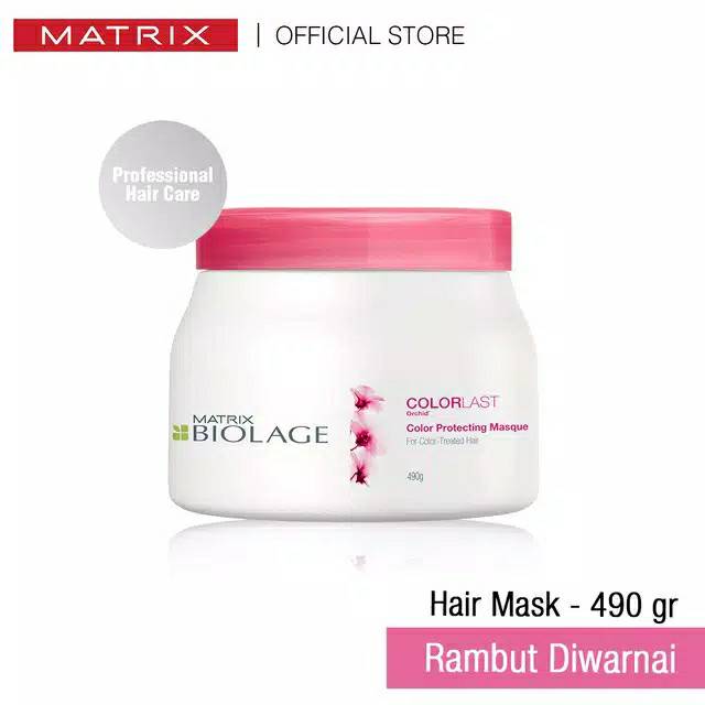 MATRIX MASKER RAMBUT Biolage Colorlast Mask 490 GR UNTUK RAMBUT DIWARNAI