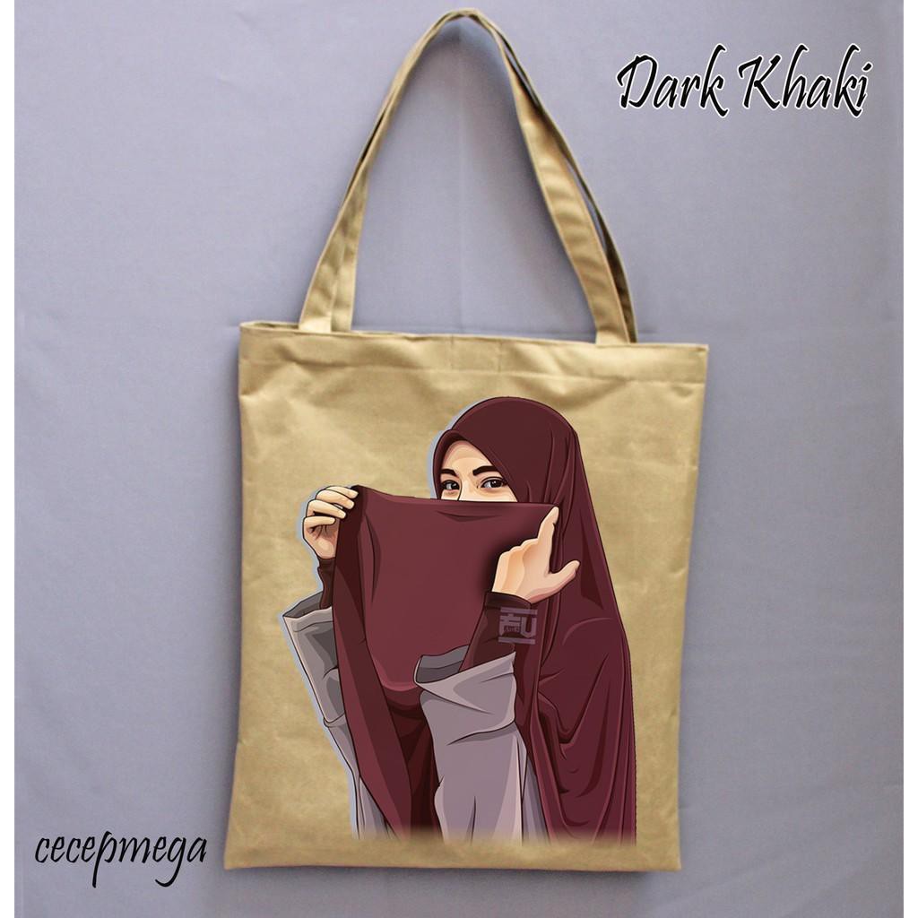 Dijual totebag/ tote bag barbie kode design DSN002 Limited