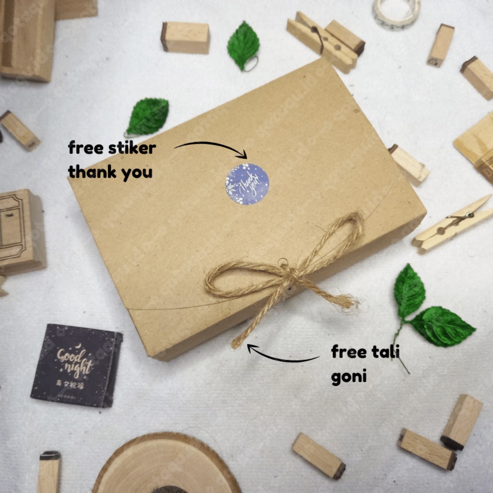 

QOTAQU Kotak Kado Hampers Box Gift Box Hampers 25 x 20 x 5 cm