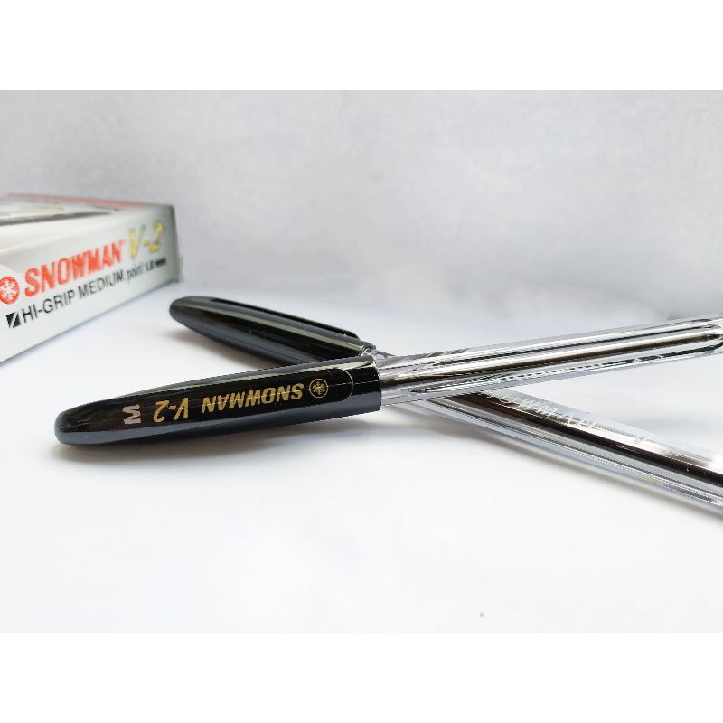 LP10 Pulpen Snowman V2 HI-GRIP Hitam/Biru