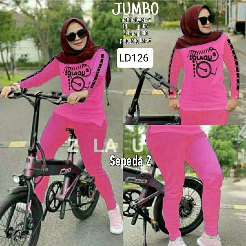 SET JUMBO TRAKA (3XL) 4Warna