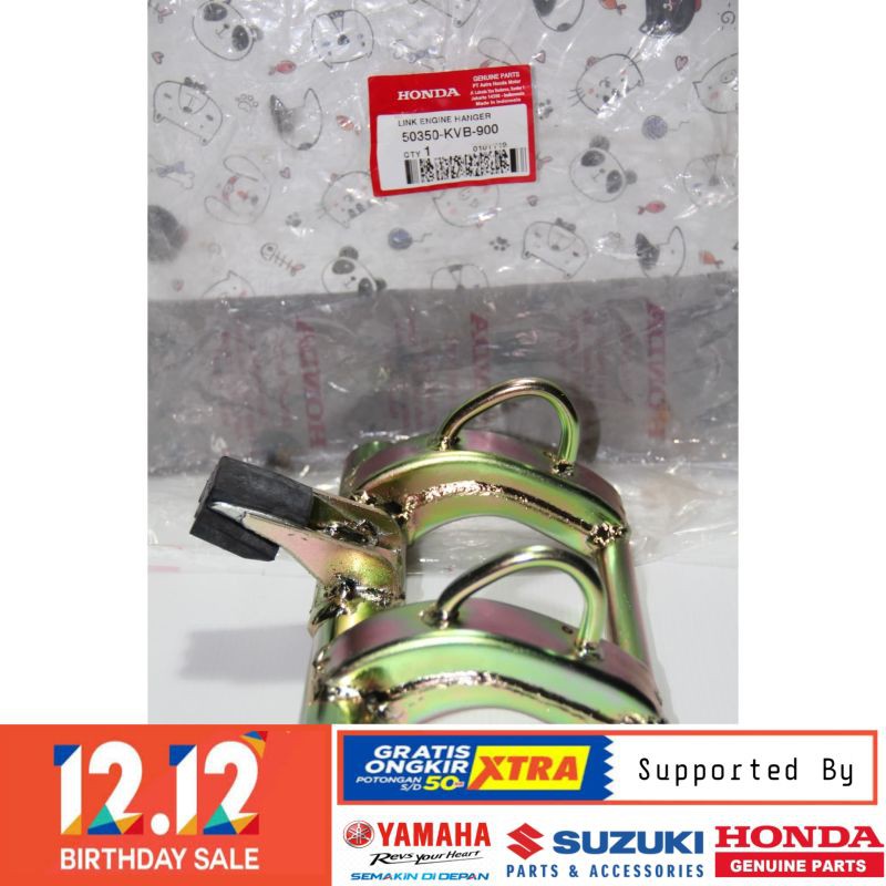 DIJAMIN ASLI LINK ENGINE HANGER HONDA VARIO 50350-KVB-900 ORIGINAL BERKUALITAS
